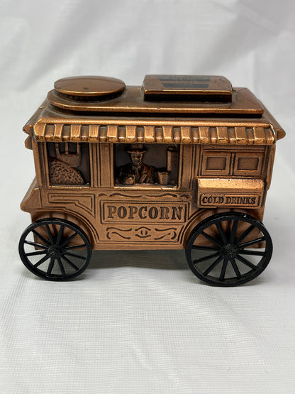 1974 Banthrico Popcorn Wagon Coin Bank American Bank Trust PA USA