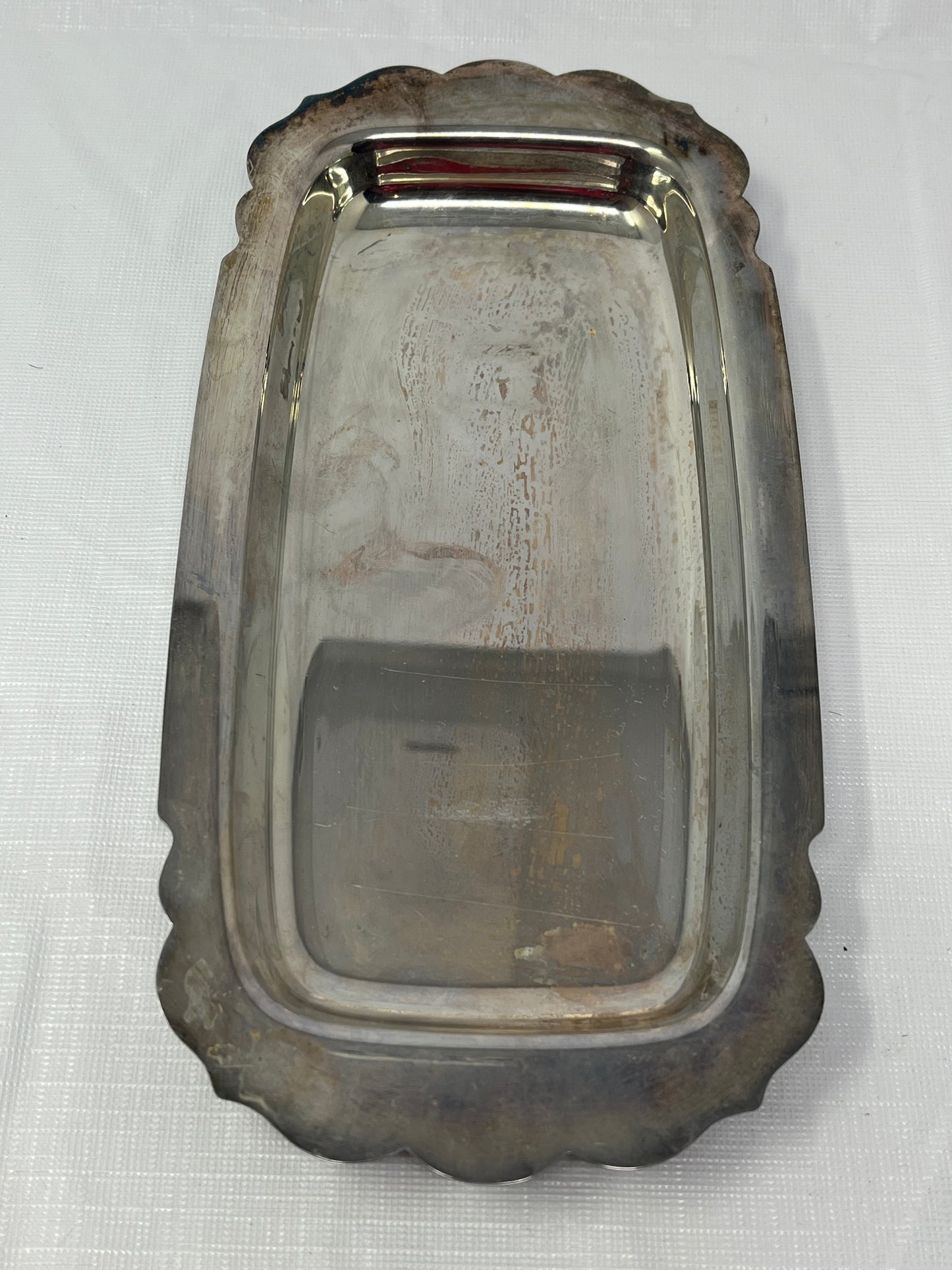 WM Rogers Silverplate Cranberry Set with Original Box