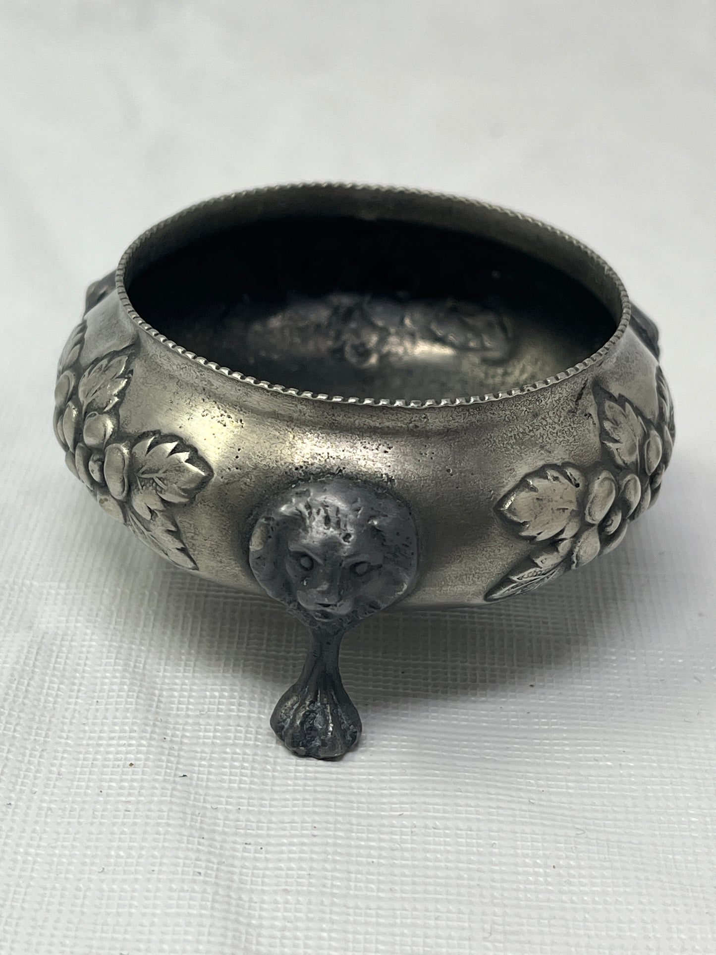 Vintage Pair Open Salt Cellars 3x1.5 Inch