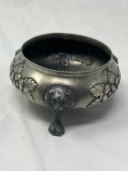 Vintage Pair Open Salt Cellars 3x1.5 Inch