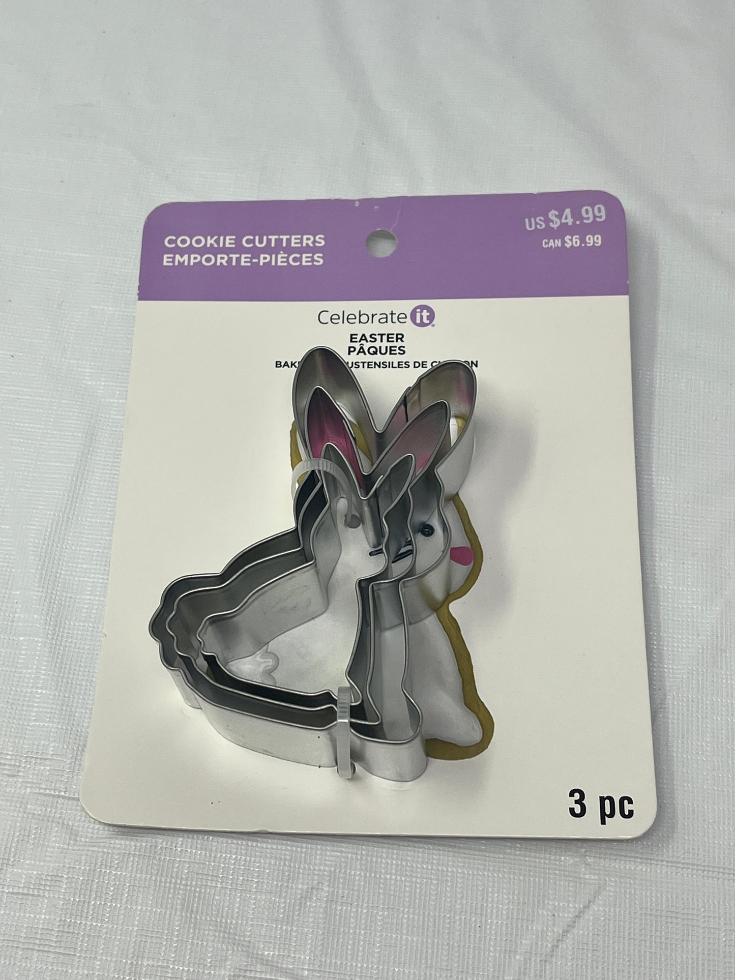 Celebrate it Easter Bunny Cookie Cutters 3 pc