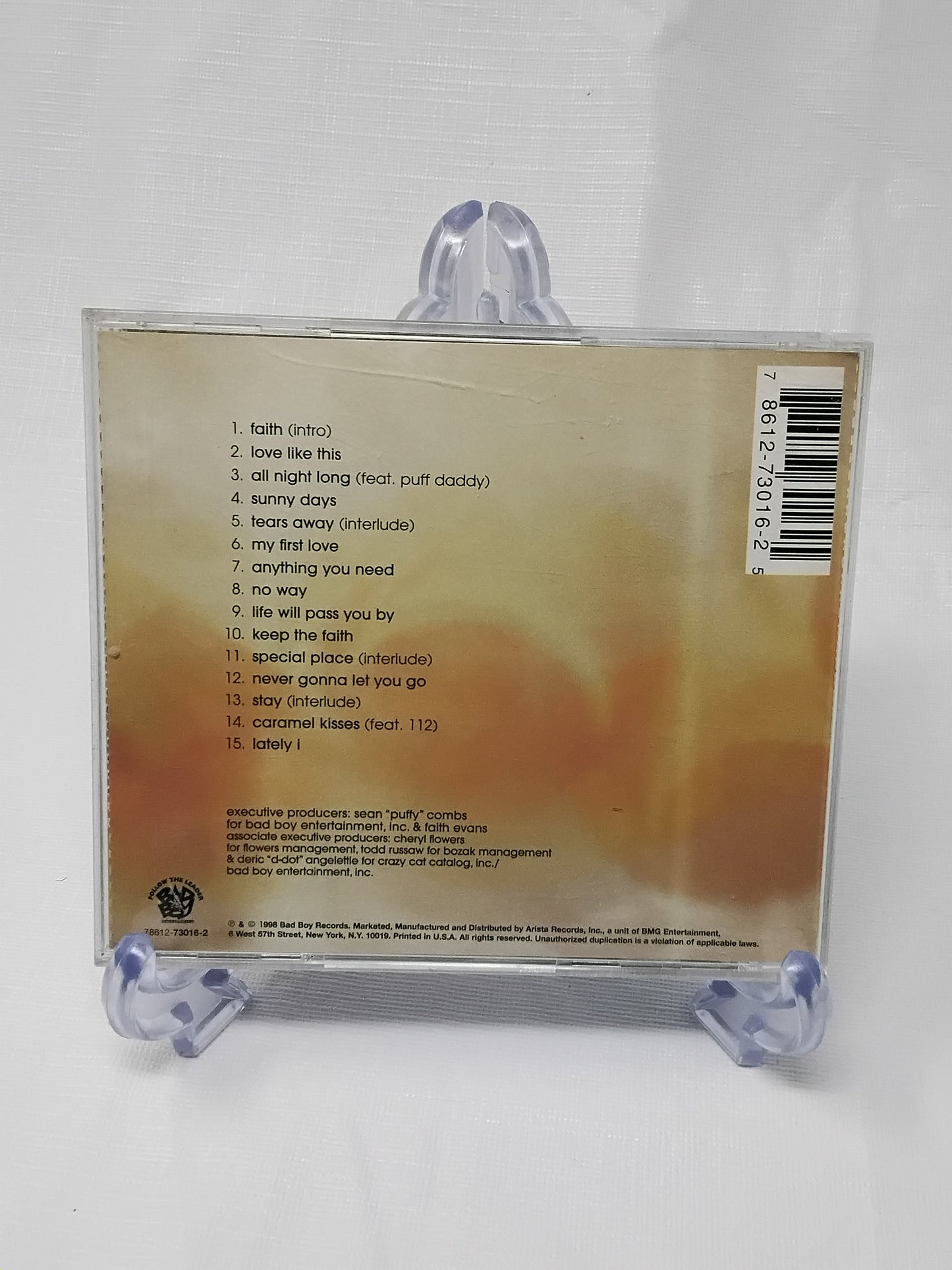 Faith Evans - Keep The Faith (CD, Jewel Case, R&B)