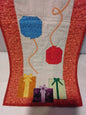 Handmade Quilted Table Runner/Bed Scarf Appliqué Gifts & Balloons 47"x19"