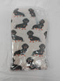 Dachshund Dog Oven Mitts & Pot Holders Heat Resistant Quilted Set 11.5"x7.25"