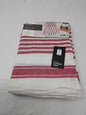 Livarno Dish Towels 5 Pack Red White Stripe Linen Cotton 19.7x27.6