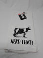 The Spring Shop “Herd That!” Cow Kitchen Towel Hobby Lobby w/ Tags