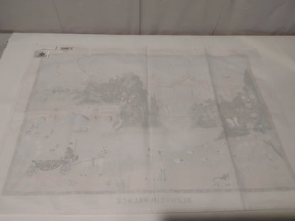 Blenheim Palace Watercolour Tea Towel Lucy Loveheart 100% Cotton w/ Tag