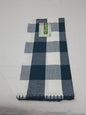 The Spring Shop Buffalo Check Kitchen Towel Navy Blue & White Gingham 16x26 New