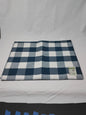 The Spring Shop Buffalo Check Placemat Navy Blue & White Gingham 14x19 Set of 2  New