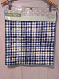 The Spring Shop Julia Table Runner Blue & White Watercolor Gingham 16x72 New