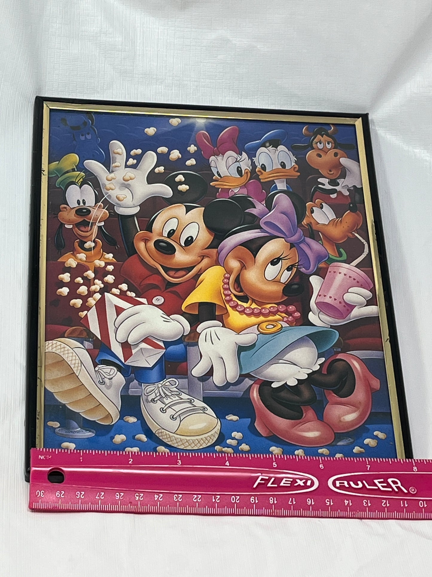 Disney Mickey & Minnie Matinee Print – Framed 14"x11" Wall Art