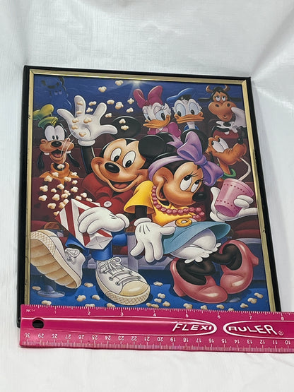 Disney Mickey & Minnie Matinee Print – Framed 14"x11" Wall Art
