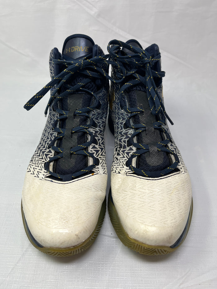 Under Armour Blue White Sports Shoes Sneakers Size 13