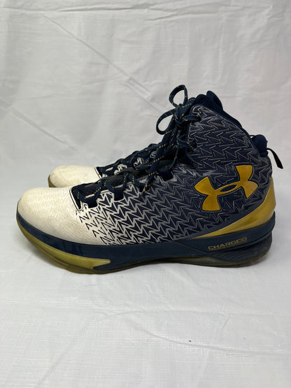 Under Armour Blue White Sports Shoes Sneakers Size 13