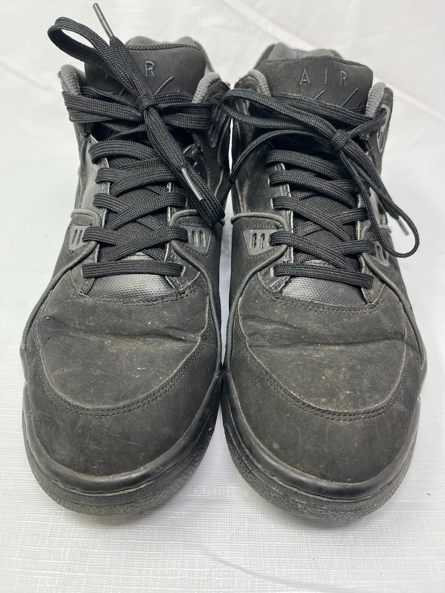 Nike Air Jordan Sneakers Mens Size 12 Black Fair Condition
