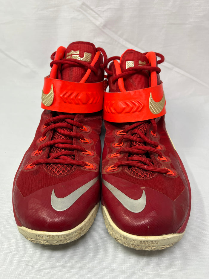 Nike LeBron James Zoom Soldier 8 Red 653648-606 Mens Size 13
