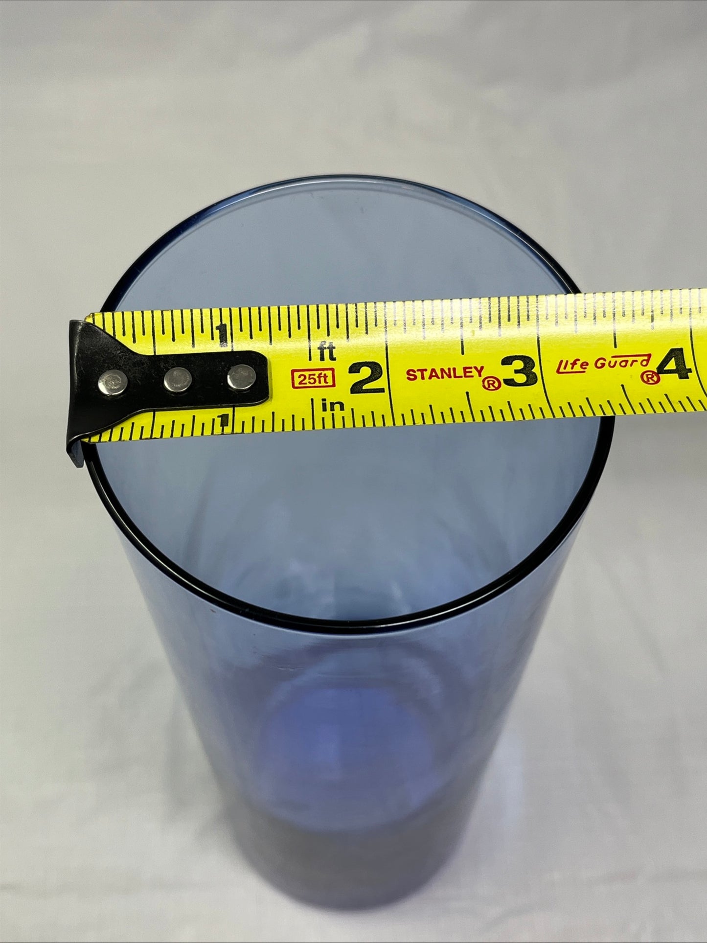 Vintage Libbey Glass Cobalt Blue Vase Set of 2 10.5" Tall x 3.5" – Original Sticker – Excellent Condition