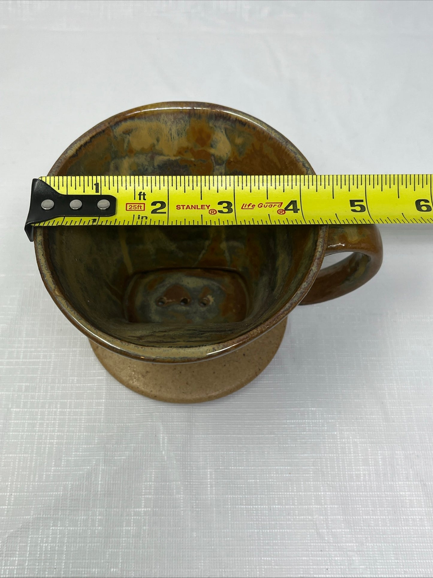 World Market Stone/Brown Ceramic Pour‑Over Coffee Dripper