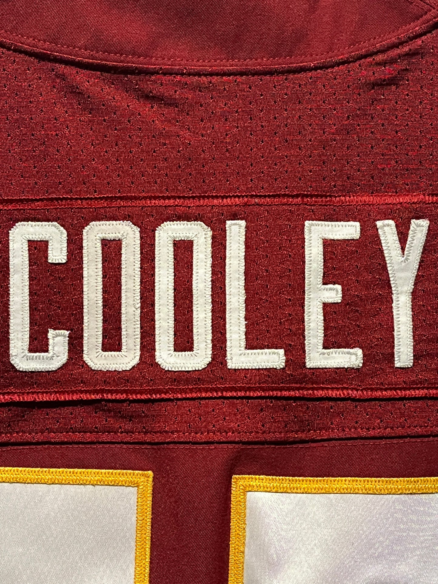 Nike On Field Chris Cooley #47 Redskins Jersey Size 60 Burgundy NFL Authentic