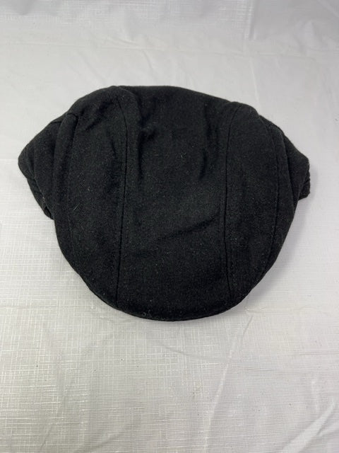 Dockers Black Newsboy Hat with Fold-Down Ear Flaps - Size L/XL - photo 1