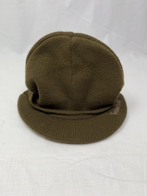 Timberland Brown Knit Visor Beanie Hat - photo 1