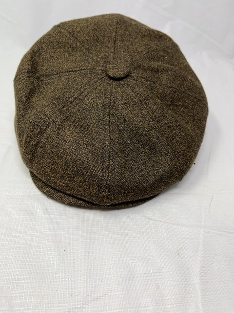 Sean John Brown 8-Panel Newsboy Hat - photo 1