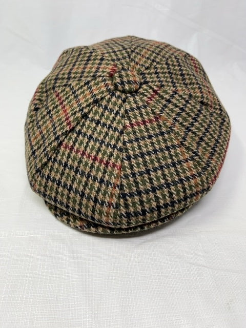 Epoch Hats Company 100% Wool Houndstooth Newsboy Cap - Size Medium - photo 1