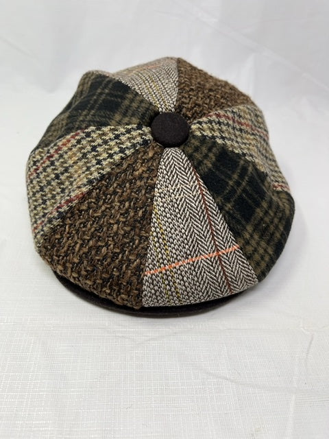Epoch Hats Company 100% Wool Multi-Pattern Patchwork Cap - Size Medium - photo 1
