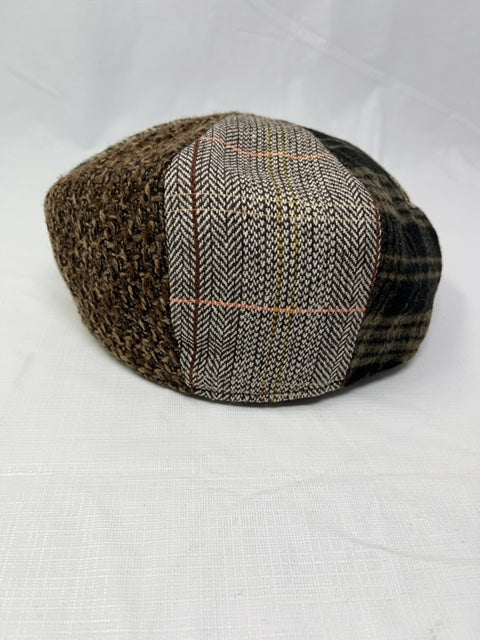 Epoch Hats Company 100% Wool Multi-Pattern Patchwork Cap - Size Medium - photo 2