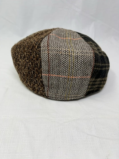 Epoch Hats Company 100% Wool Multi-Pattern Patchwork Cap - Size Medium - photo 2