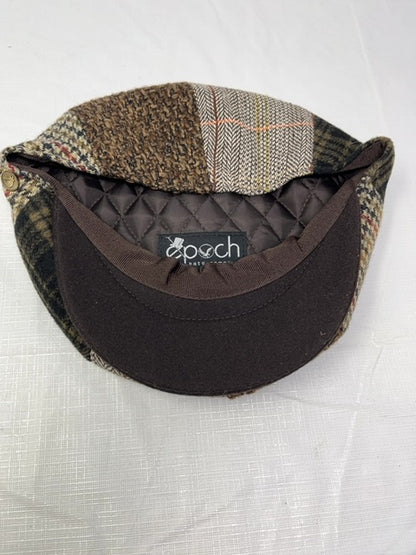 Epoch Hats Company 100% Wool Multi-Pattern Patchwork Cap - Size Medium - photo 3