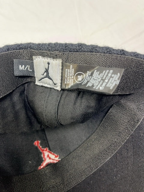 Jordan Brand M/L Cap with Knit Back - Black and Red - photo 3